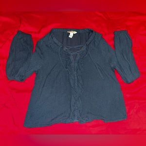 Blue long sleeve shirt. Size S.